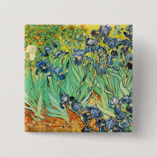 Van Gogh Schwertlilien Knopf Button