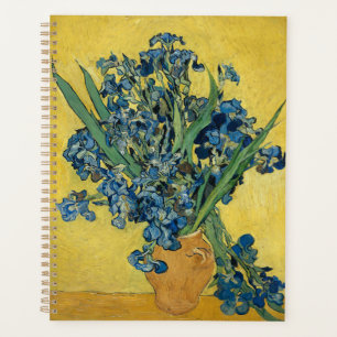 Van Gogh Schwertlilien - Kräftige Blaue und Gelbe Planer