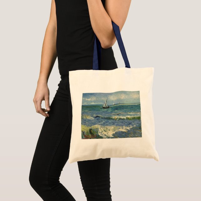 Van Gogh Seascape bei Saintes Maries de la Mer Tragetasche (Vorderseite (Produkt))