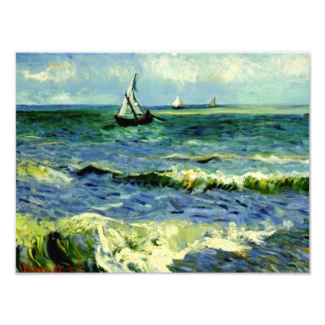 Van Gogh - Seascape, photo (Devant)