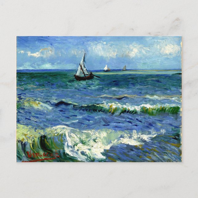 Van Gogh - Seascape Postkarte (Vorderseite)