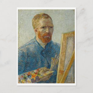 Van Gogh - Selbstportrait - Art Post Card Postkarte