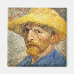 Van Gogh - Selbstportrait Magnet