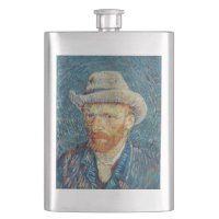 Van Gogh - Selbstportrait mit einem grauen Filthut
