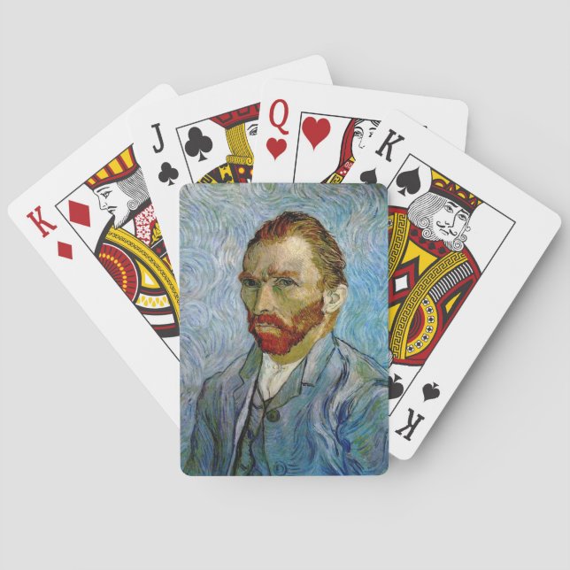 Van Gogh-Selbstporträt Spielkarten (Rückseite)