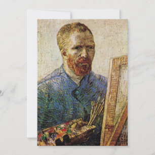 Van Gogh Selbstporträt vor der Staffelei