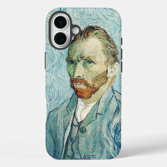 Van Gogh Self Portrait iPhone 16 Plus Hülle (Rückseite)