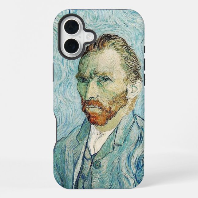 Van Gogh Self Portrait iPhone 16 Plus Hülle (Rückseite)