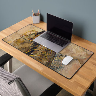 Van Gogh Shoes Painting Desk Mat Schreibtischunterlage