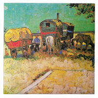 Van Gogh - Sinti und Roma Camp mit Pferdeschrei