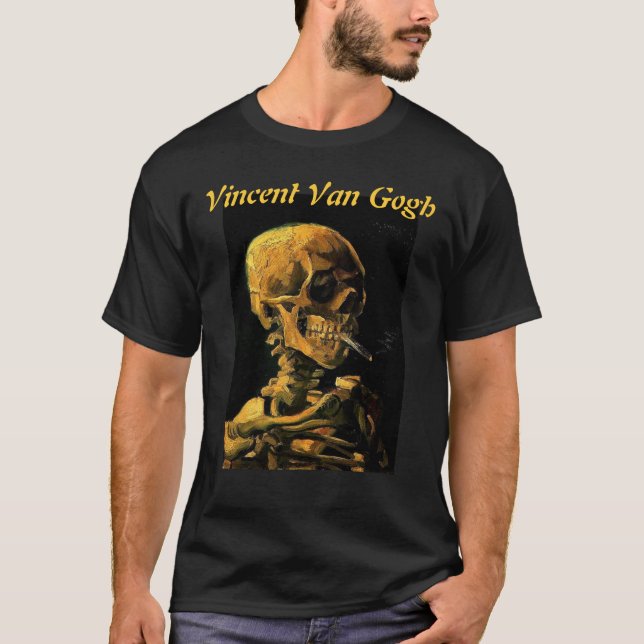 Van Gogh skeleton Shirt (Vorderseite)
