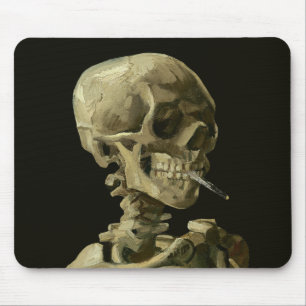 Van Gogh, Skelett mit brennender Zigarette Mousepad