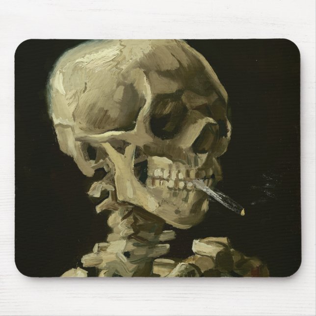 van gogh Skull Mousepad (Vorne)