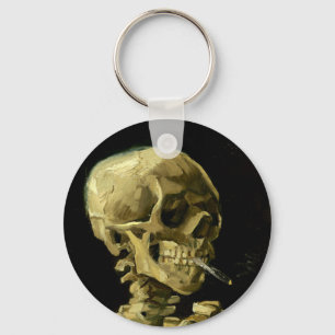 Van Gogh Smoking Skeleton Schlüsselanhänger
