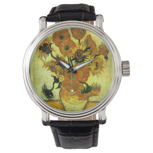 Van Gogh - Sonnenblumen 14, beliebte Kunstwerke, Armbanduhr