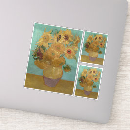 Van Gogh - Sonnenblumen, 3. Version, Wiederholung Aufkleber