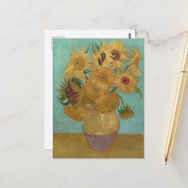 Van Gogh - Sonnenblumen, 3. Version, Wiederholung Postkarte
