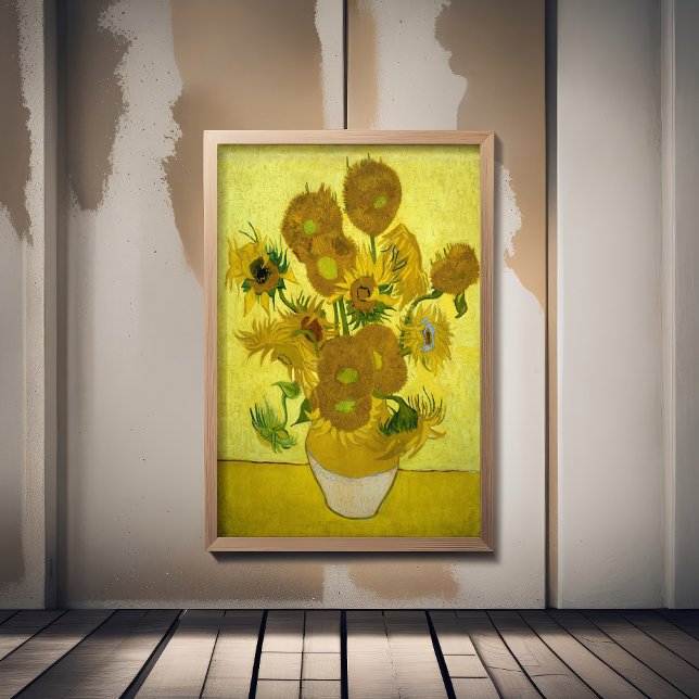 Van Gogh - Sonnenblumen, 4. Version, Wiederholung Fotodruck (Von Creator hochgeladen)