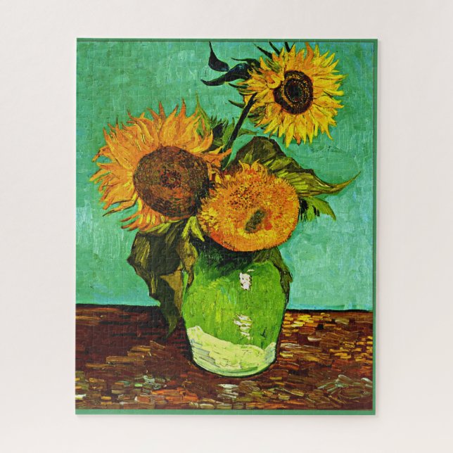 Van Gogh - Sonnenblumen (drei) (Vertikal)