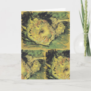 Van Gogh Sonnenblumen - Helle Gelbe Blumenkunst Karte