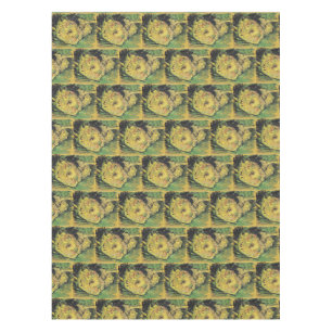 Van Gogh Sonnenblumen - Helle Gelbe Blumenkunst Tischdecke