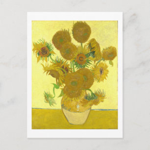 Van Gogh   Sonnenblumen I   Adressänderung Ankündigungspostkarte