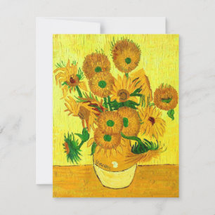 Van Gogh Sonnenblumen Karte