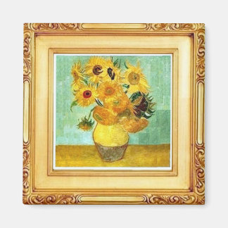 Van Gogh - Sonnenblumen - Kunst Magnet