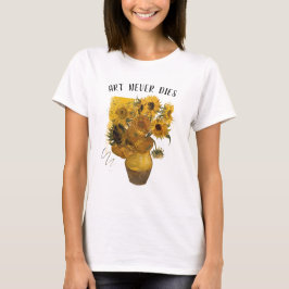 Van Gogh Sonnenblumen Künstlerisches Florales Stre T-Shirt