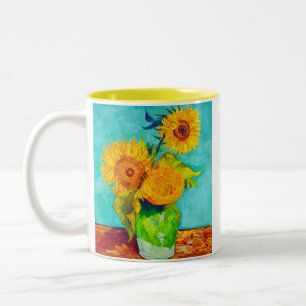 Van Gogh Sonnenblumen Zweifarbige Tasse