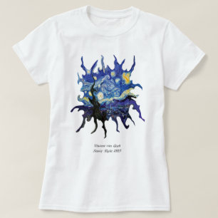 Van Gogh Starry Nacht 1889 T-Shirt
