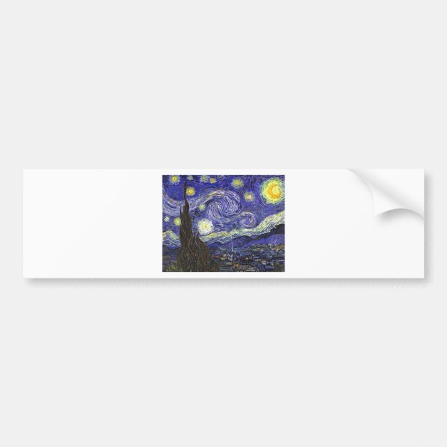 Van Gogh Starry Night Autoaufkleber (Vorne)