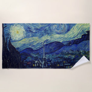 Van Gogh Starry Night Beach Handtuch
