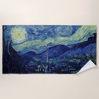 Van Gogh Starry Night Beach Handtuch