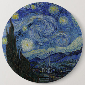 Van Gogh Starry Night Button