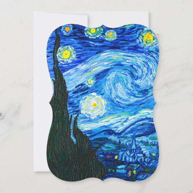 Van Gogh Starry Night Card (Vorderseite)
