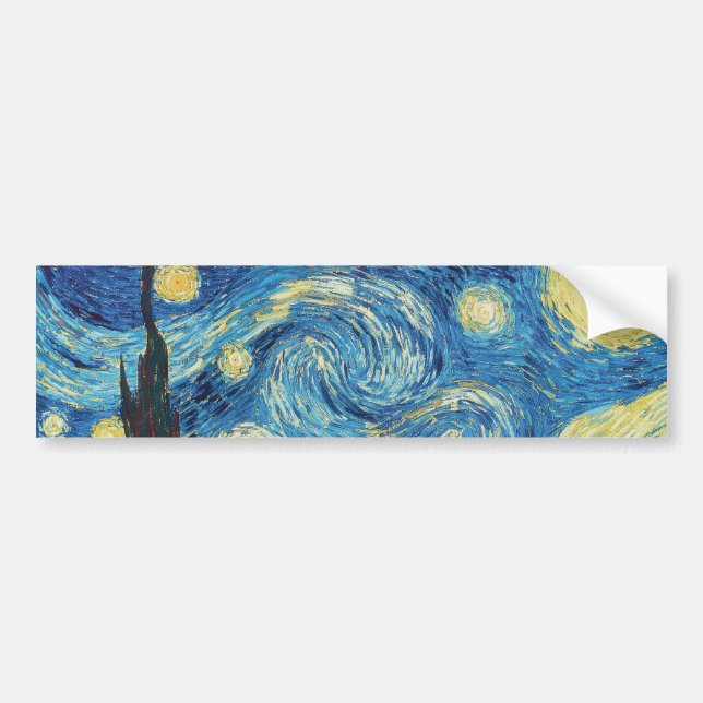 Van Gogh Starry Night Classic Impressionismus Art Autoaufkleber (Vorne)