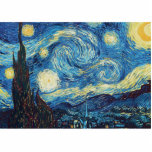 Van Gogh Starry Night Classic Impressionismus Art Fotoskulptur Magnet<br><div class="desc">Starry Night Painting - Das ist das Meisterwerk von Vincent Van Gogh,  The Starry Night 1889.</div>
