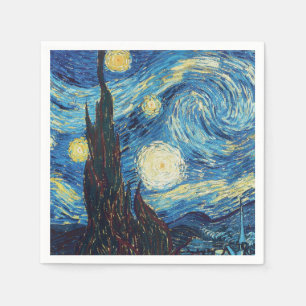 Van Gogh Starry Night Classic Impressionismus Art Serviette