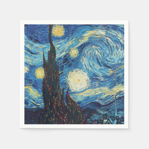 Van Gogh Starry Night Classic Impressionismus Art Serviette