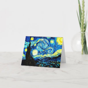 Van Gogh - Starry Night Dankeskarte