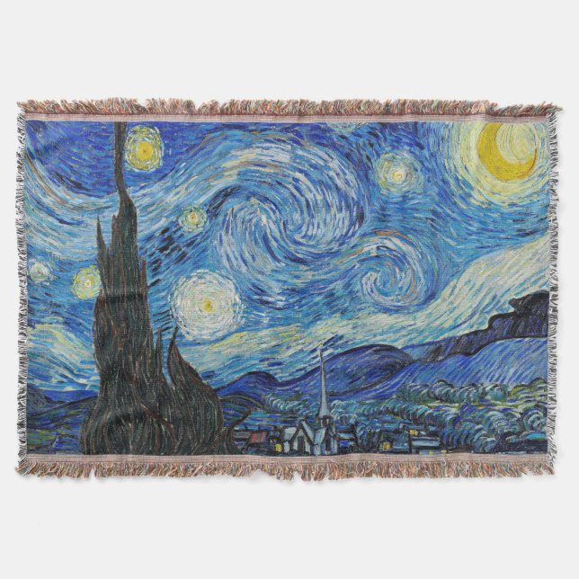 Van Gogh - Starry Night Decke (Vorderseite)