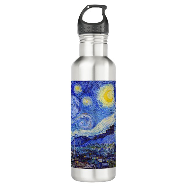 Van Gogh , “Starry Night” Edelstahlflasche (Vorderseite)