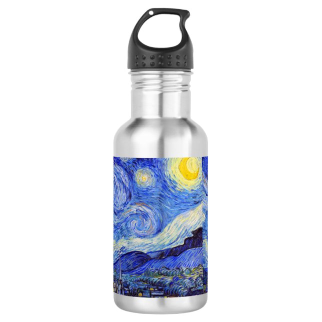 Van Gogh , “Starry Night” Edelstahlflasche (Vorderseite)
