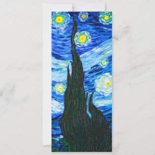Van Gogh Starry Night Einladung