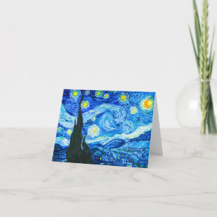 Van Gogh Starry Night Einladung