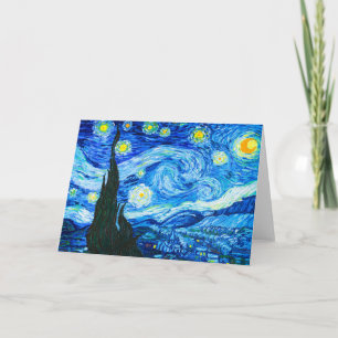 Van Gogh Starry Night Einladung