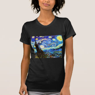 Van Gogh Starry Night Fine Art T-Shirt