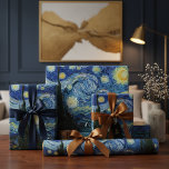 Van Gogh Starry Night Geschenkpapier<br><div class="desc">Überraschen Sie Ihre Lieben,  indem Sie ihre Geschenke in einem der berühmtesten Gemälde der Welt verpacken. Lass jeden Augenblick zählen!</div>