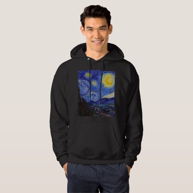 van Gogh ,“ “  ”Starry night ” Hoodie (Vorne ganz)